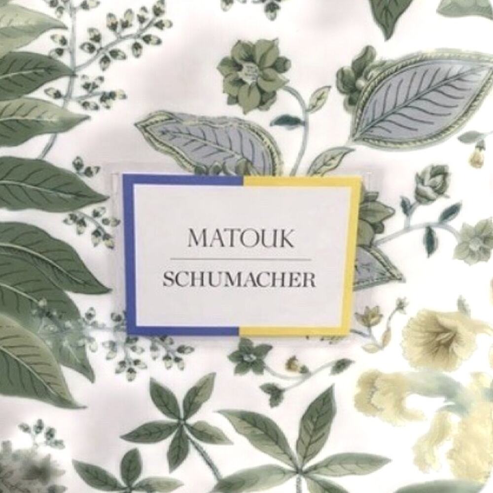 Matouk Schumacher Pomegranate KING Duvet Cover Citrus
